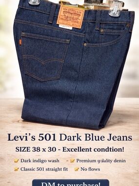 Levi's Dark Indigo Straight Leg Men's Jeans